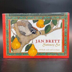 Jan Brett Stationery Set - 48 Blank Cards & Envelopes - Brand New Sealed